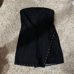 NWOT Pink Lily strapless skort romper